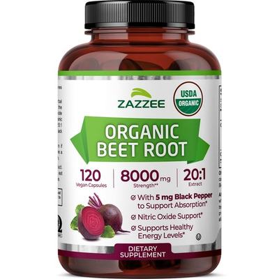#ad USDA Organic Beet Root 8000 mg Strength 20:1 Extract 120 Vegan Capsules Kosher $27.97
