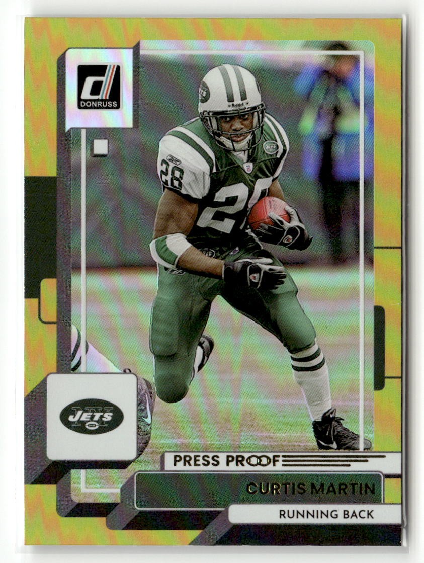 2022 Donruss #147 Curtis Martin Premium Press Proof