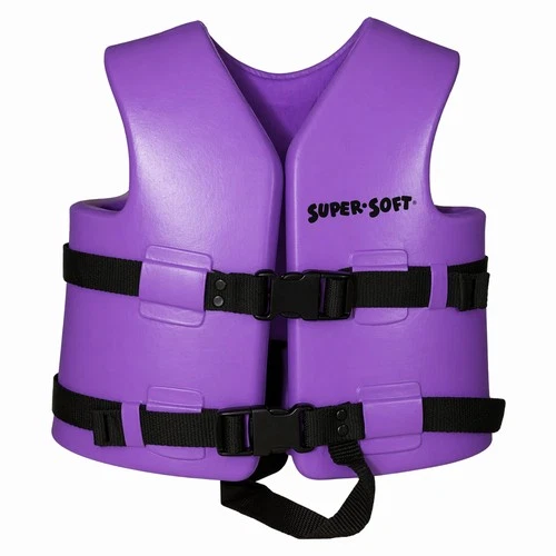 TRC Recreation Super Soft Child Life Jacket Swim Safety Vest, Small, Purple - product listing photo