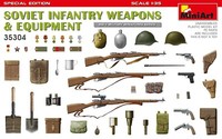 Plastikbausatz Miniart 35304 Soviet Infantry Weapons & Equipment. Special 1:35