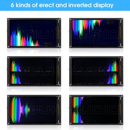 IPS Music Spectrum MIC Pickup Analyzer Sound Level Meter Desk Décor WIFI Clock - Picture 7 of 11