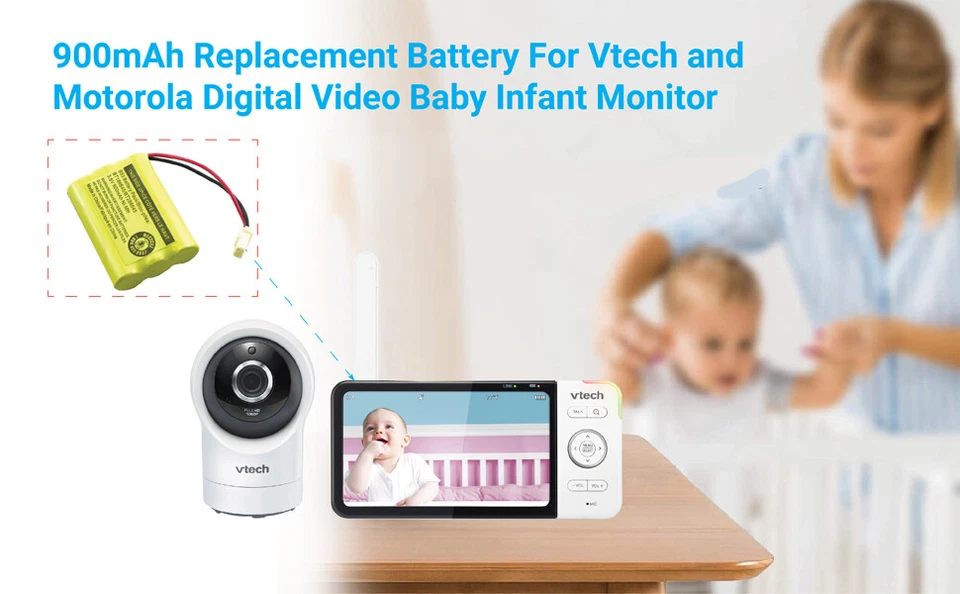 Batería recargable para monitor bebé VTech Video BT207695 VM31 Motorola  Foto 3 de 3