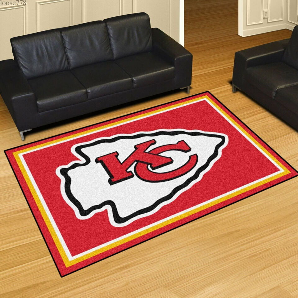 Home decoratio Chiefs Rugs Football Field Area Rug Home Room