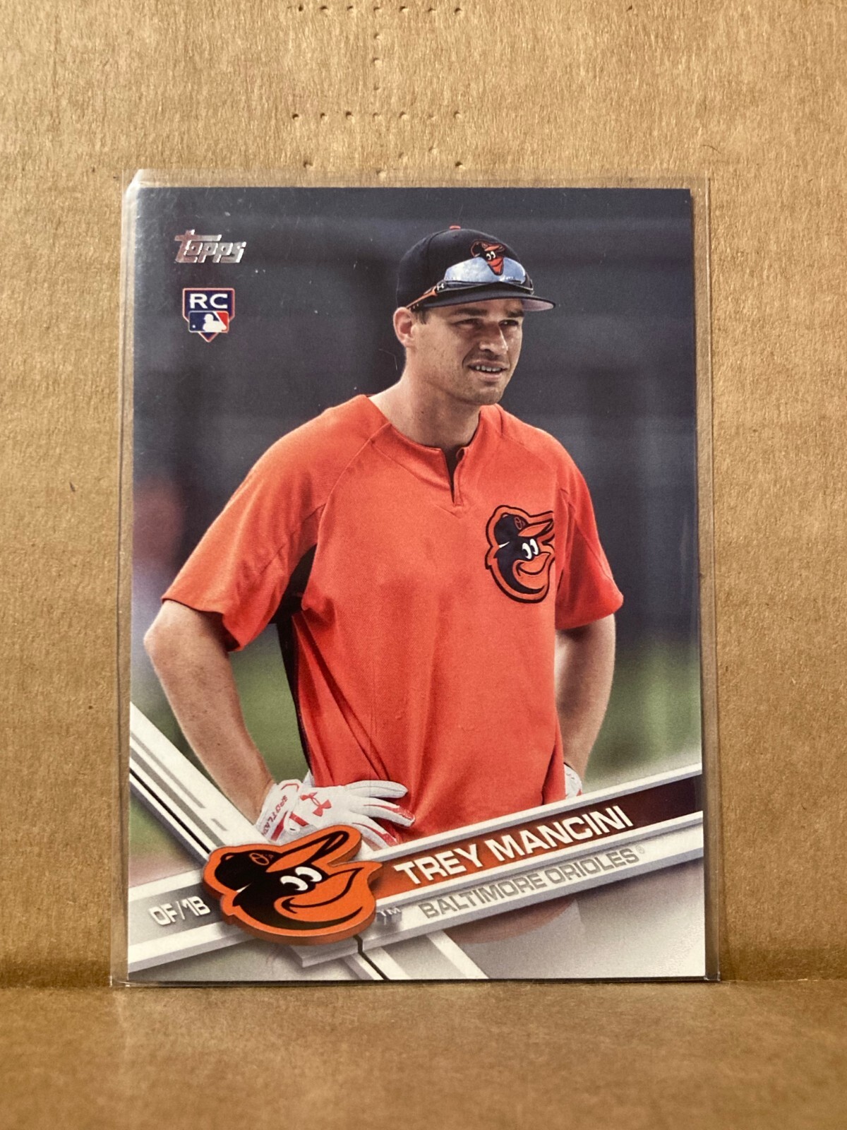 Trey Mancini 2017 Topps Update Rookie Image Variation SP US227
