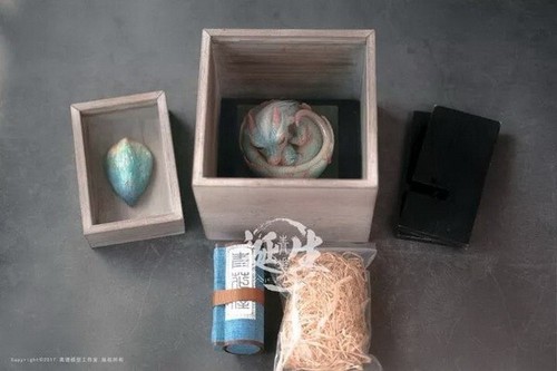 LEP Studio Naissance Series Loong:Cyan Flower GK Model Painted Artwork Toy New - Picture 2 of 13
