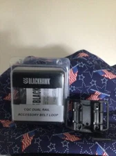 BlackHawk 411300CBK Dual Rail Accessory Belt Loop Black Matte