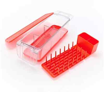 Copco 3-in-1 Rinse & Store Multi-Function Storage Bin-Red-NEW-K93660