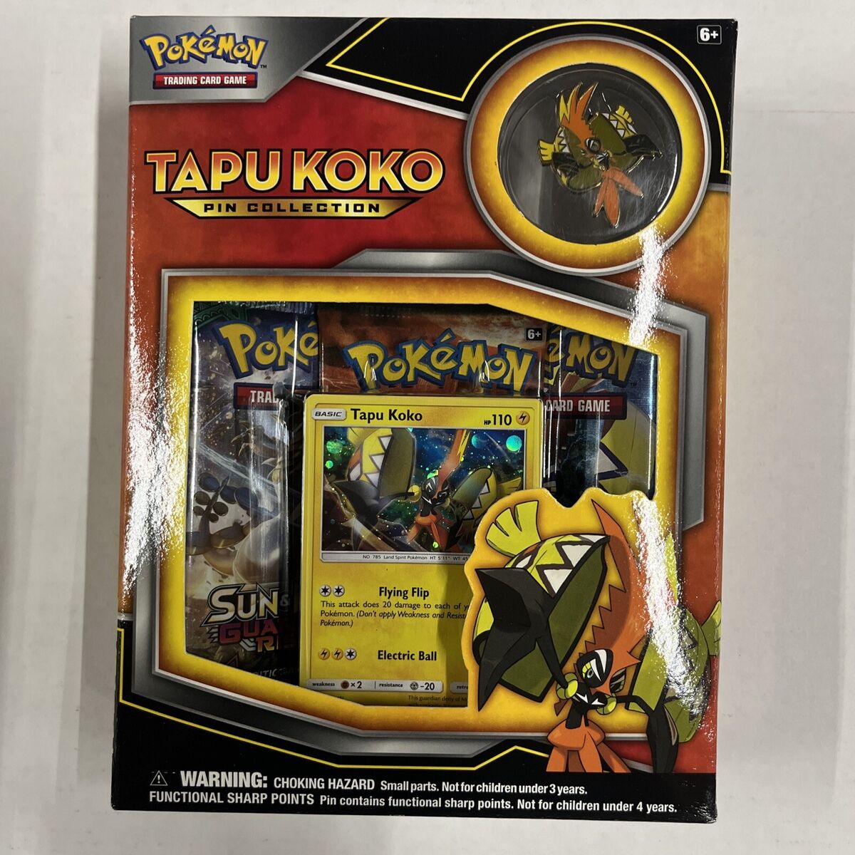  Pokemon TCG: Tapu Koko Figure Collection Card Game : Toys &  Games