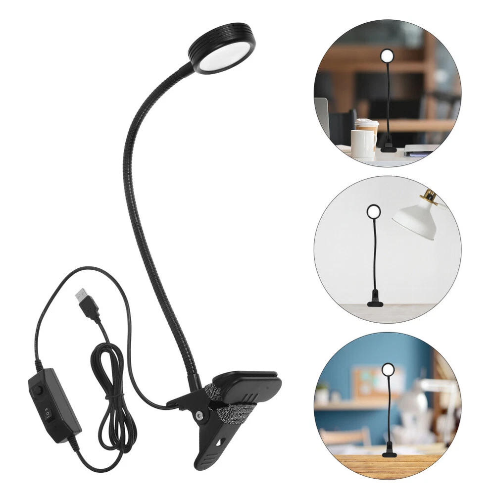 Adjustable LED Clip-On Reading Light for Laptop Stands & Books