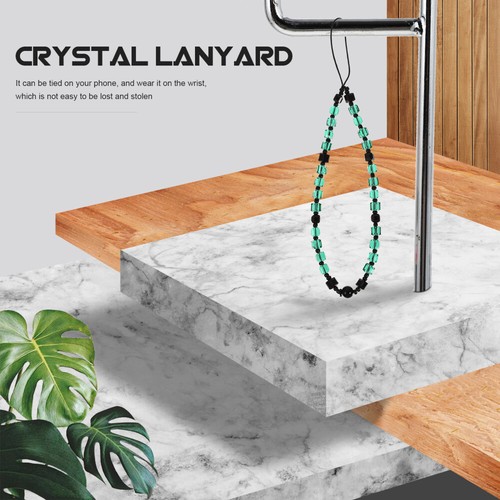Phone Charm String Crystal Bead Phone Lanyard Phone Anti- Lanyard - 第 7/12 張圖片