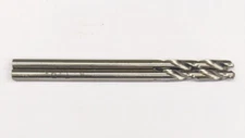 2 Jobber Length Drills Short Flute Wire Gauge Size #29 Bright HSS 118 UK