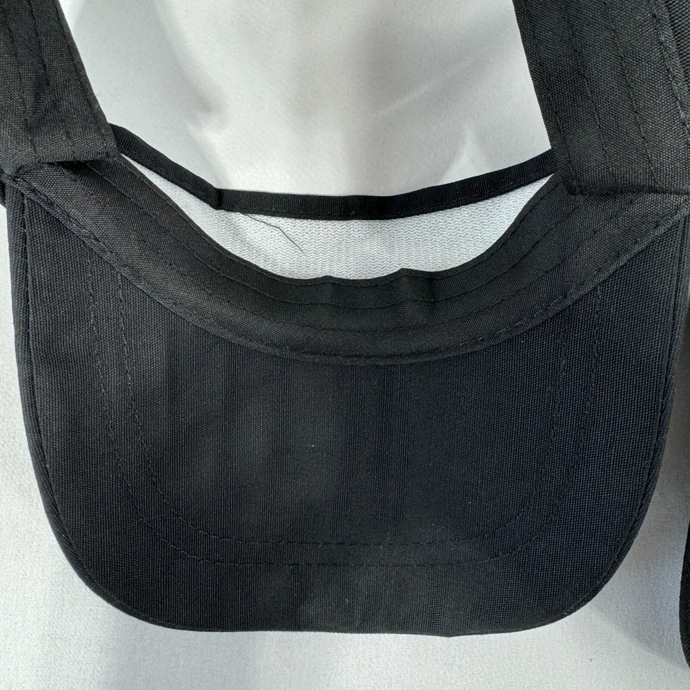 Pickleball Obsessed Tennis Visor Black One Size Stretch Band New Set of 2