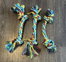 TOUGH Rope Toys for Dogs - Set of 3.