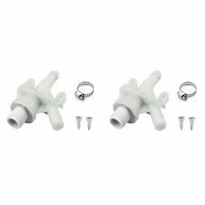 2 set For Dometic 310 Toilet Parts Plastic Water Valve Kit Toilets RV Vacu-flush