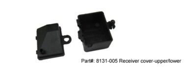 DHK Cage-R 8131-005 Receiver Cover-upper/lower, 8131-803 Rear Hubs & 8136-201T