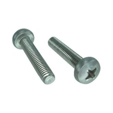 3 mm X 0.50-Pitch X 6 mm Stainless Steel Pan Head Phillips Metric Machine