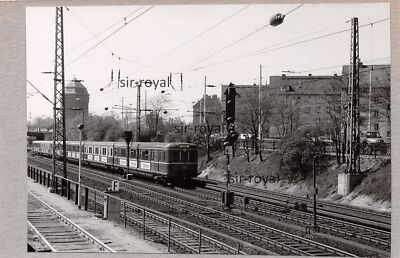 Hamburg 1970s - S-Bahn between Dammtor Sternschanze - Tram Photo 8x13cm