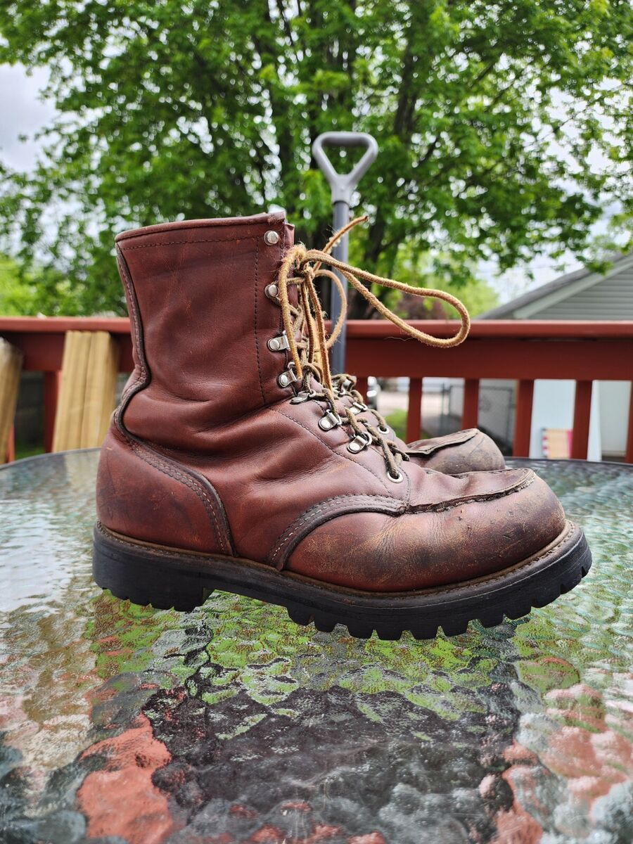 vintage RED WING vibram IRISH SETTER boots 8.5D boots LOGGER vintage RED WING vibram IRISH SETTER boots 8.5D boots LOGGER