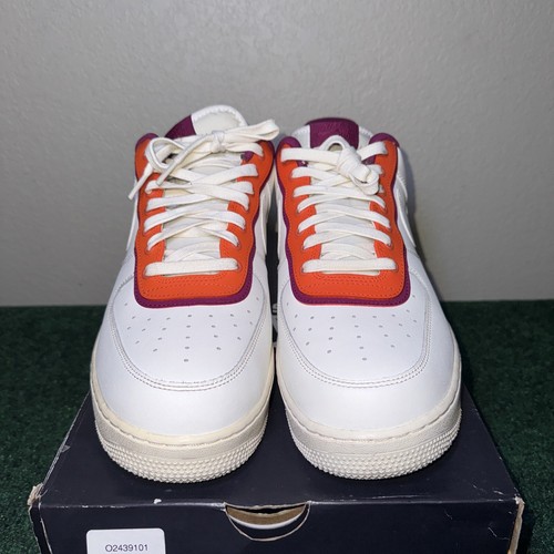 Size 13 - Nike Air Force 1 Low SE Double Layer - Orange Berry AO2439-101 - Picture 6 of 12