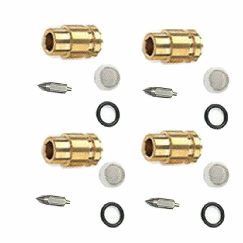 4X FOR SP200 DR200 LT-F250 GS250 GS550 carburetor repair Float Valve Needle Seat - Image 2 of 3