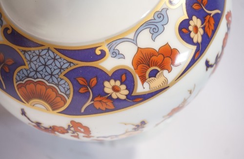 Vintage Bareuther Waldsassen Bavaria Art Déco Porzellan Vase 143 Blumen - Bild 6 von 12