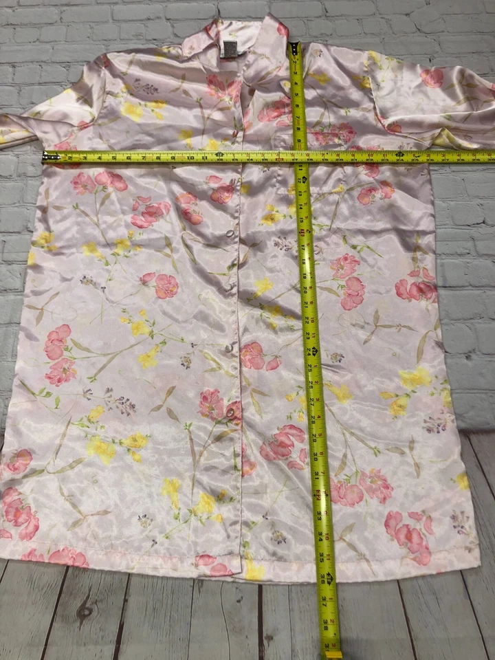 Vestido Morgan Taylor Intimates Mujer Manga Larga Floral Talla 1X M124-26 Foto 2 de 4