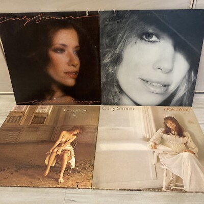 CARLY SIMON 4 VINYL LOT Another Passenger Boys In The Trees Hotcakes Spy