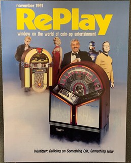 WURLITZER Jukebox RePlay Magazine Advertising Reprint 1991 8 pgs Box Ship