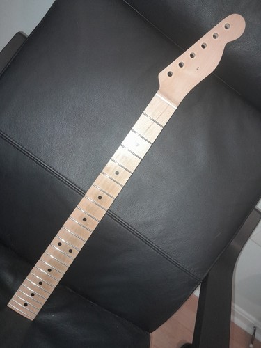 Warmoth Telecaster Conversion Neck Boatneck Profile,Tru-oil Finish, Bone Nut