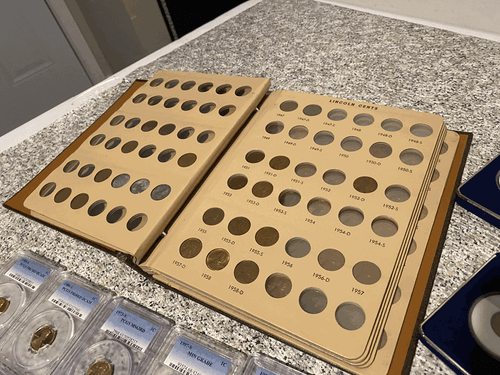 Dansco Album w 105 Lincoln Cents 1900's + 16ea PCGS graded Pennies + more! - Picture 11 of 19