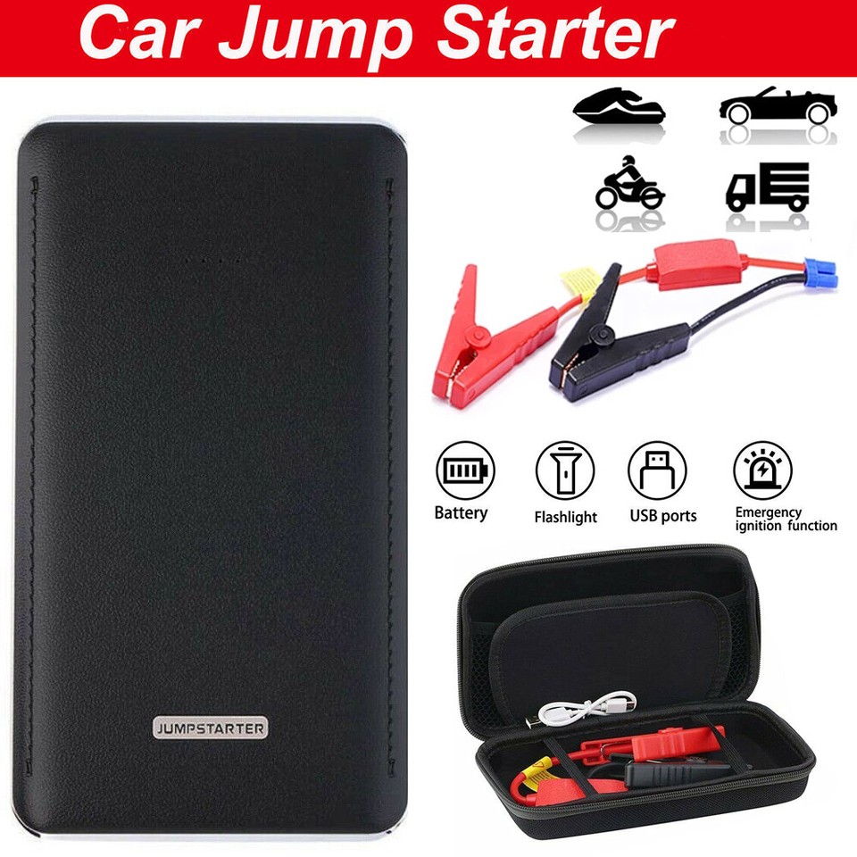 10000mAh Car Jump Starter Pack Booster Battery Charger Emergency Power