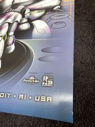 RARE DEMF Techno Movement ELECTRONIC MUSIC Festival Promo poster 2002 Detroit - Picture 9 of 11