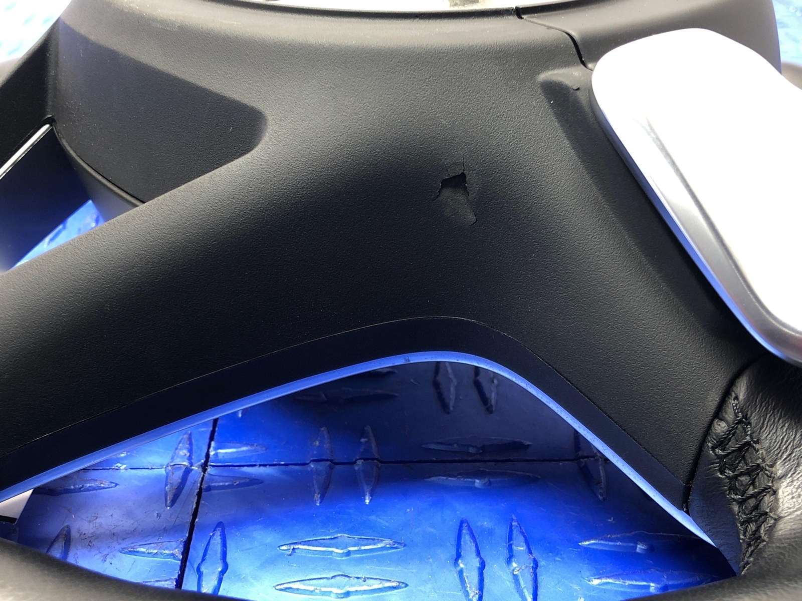 2014-2020 BMW I8 BLACK LEATHER STEERING WHEEL W/PADDLE SHIFTERS OEM 2015 2016