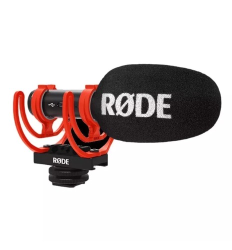 RODE VideoMic GO II On-Camera Lightweight Directional USB Shotgun Microphone