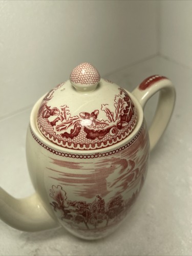 Caffettiera Johnson Brothers Transferware HISTORIC AMERICA rosa - Foto 4 di 16