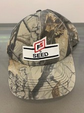 Vintage FS Seeds camo usa made snapback HAT + Stine seed + Missouri seeds hat