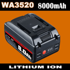 20V 8.0AH Battery MAX Extend Lithium 20 Volt WA3520 WA3525 WA3575 WG155 For WORX