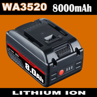 20V 8.0AH Battery MAX Extend Lithium 20 Volt WA3520 WA3525 WA3575 WG155 For WORX