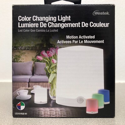 Amertac LS3101RGB-N1 Automatic/Manual Battery  LED Color Changing Night Light