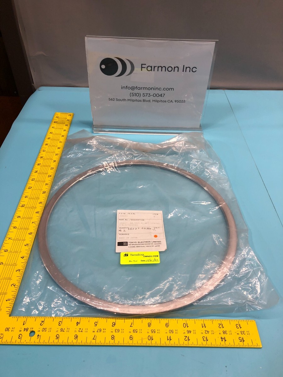 TOKYO ELECTRON TEL DS027-001390-1 GASKET NO.1841-AL-HE1-333*365