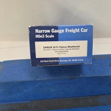 Blackstone Models HOn3 D&RGW 30 Ft Flatcar #6071