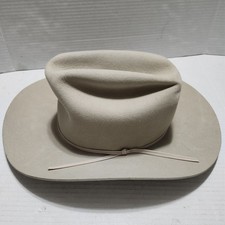 Resistol Silver Belly Self Conforming Cowboy Western Hat 7 1/8 Oval Ridgetop