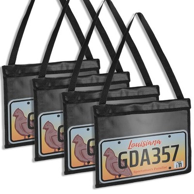 License Plate Holder 4pcs Test Drive Dealer Frame Hanging Strap Bracket