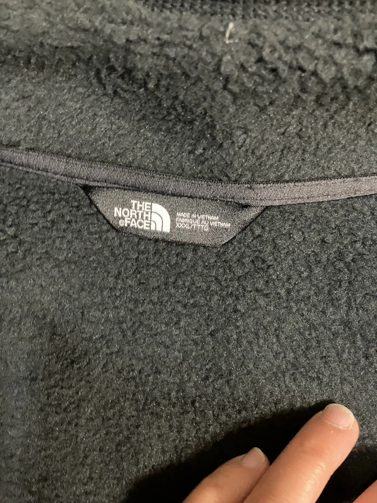 NWT The North Face Far North Fleece Jacket Mens 3XL Black Amazon Corporate Logo image 5