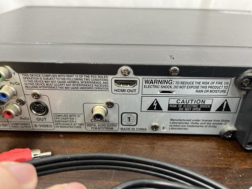 Magnavox MDR533H/F7 HDD & DVD Recorder No Remote Tested Working - Picture 10 of 11