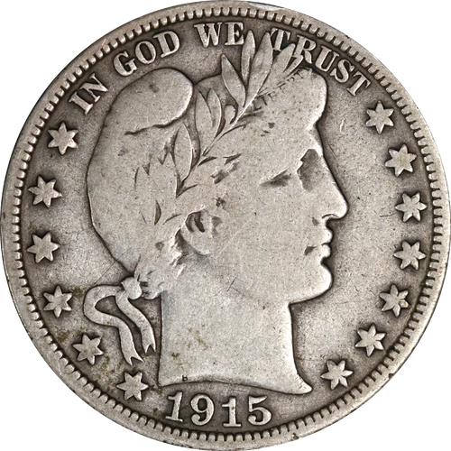 1915-D Barber Half Dollar
