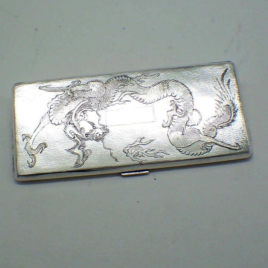 silver cigarette case ebay 1900-1940 Antique Silver Cigarette Cases for sale