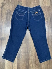 Vintage Gitano Womens Blue Jeans Size 20 Short Plus Mom Loose 32x24 ( 5 Pockets)