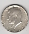 1964 D KENNEDY HALF DOLLAR $.50 COIN 90% SILVER UNITED STATES DENVER MINT USA
