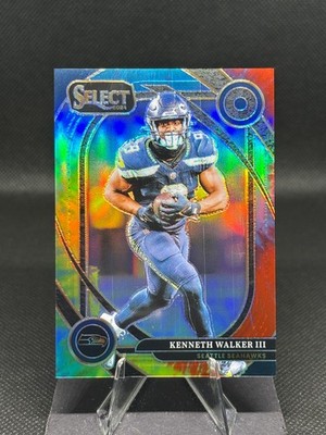Kenneth Walker III 2024 Select - Club Level - Tie-Dye Prizm /25 #276 Seahawks